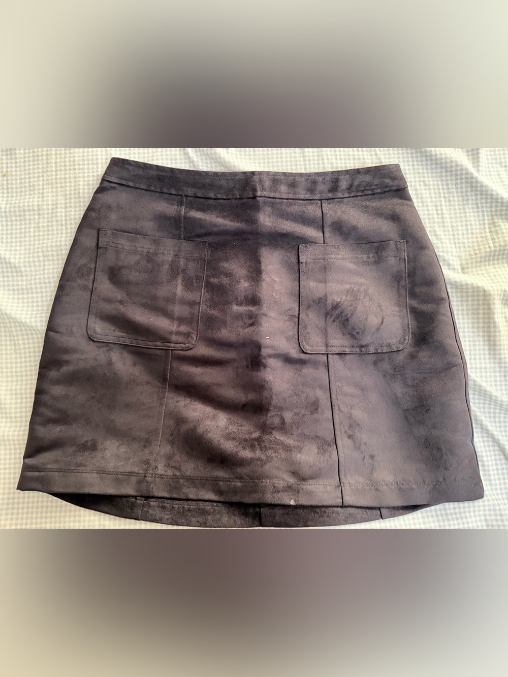 Old Navy Black Mini Skirt with Front Patch Pockets